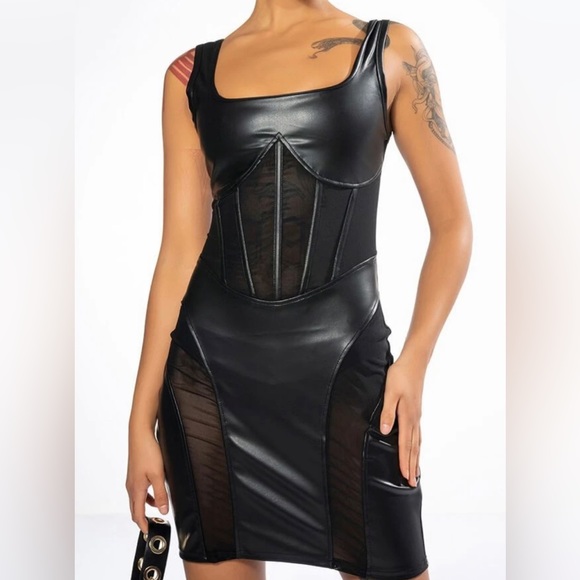 AKIRA | Dresses | Akira Black Leather Dress | Poshmark AKIRA | Dresses | Akira Black Leather Dress | Poshmark